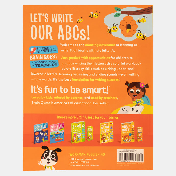 Brain Quest Learn To Write Letters – BORDERS