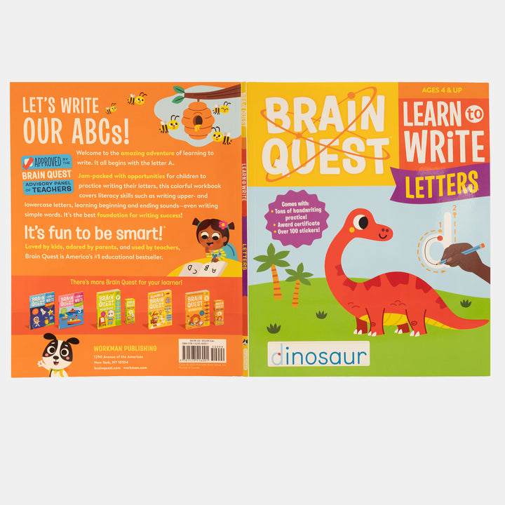 Brain Quest Learn To Write Letters – BORDERS