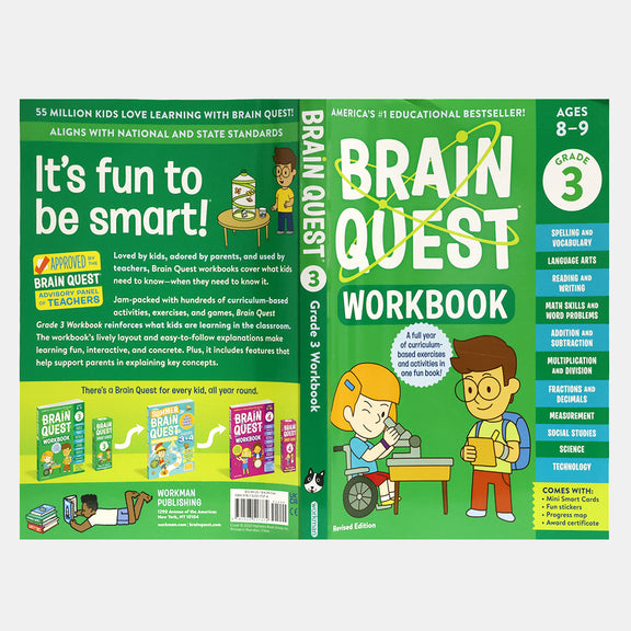 Brain Quest Work Book Grade 3 Revised Edition – BORDERS