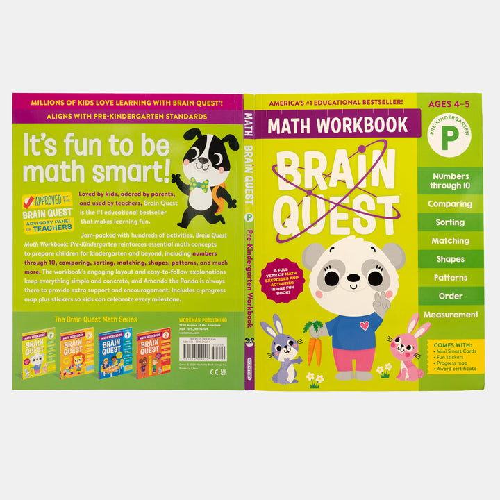 Brain Quest Math Workbook Pre-Kindergarten – BORDERS