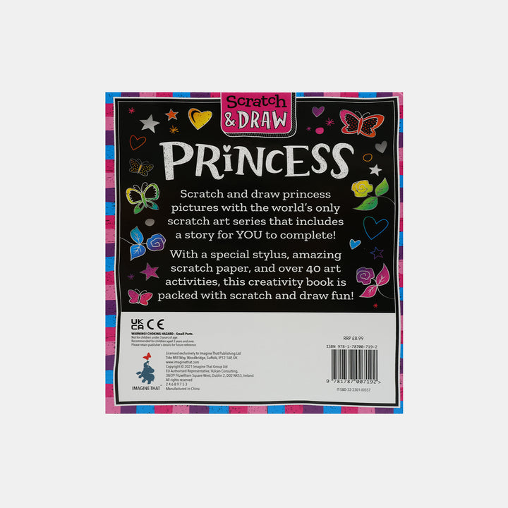 Scratch & Draw Princess - Scratch Art Activity Book – BORDERS