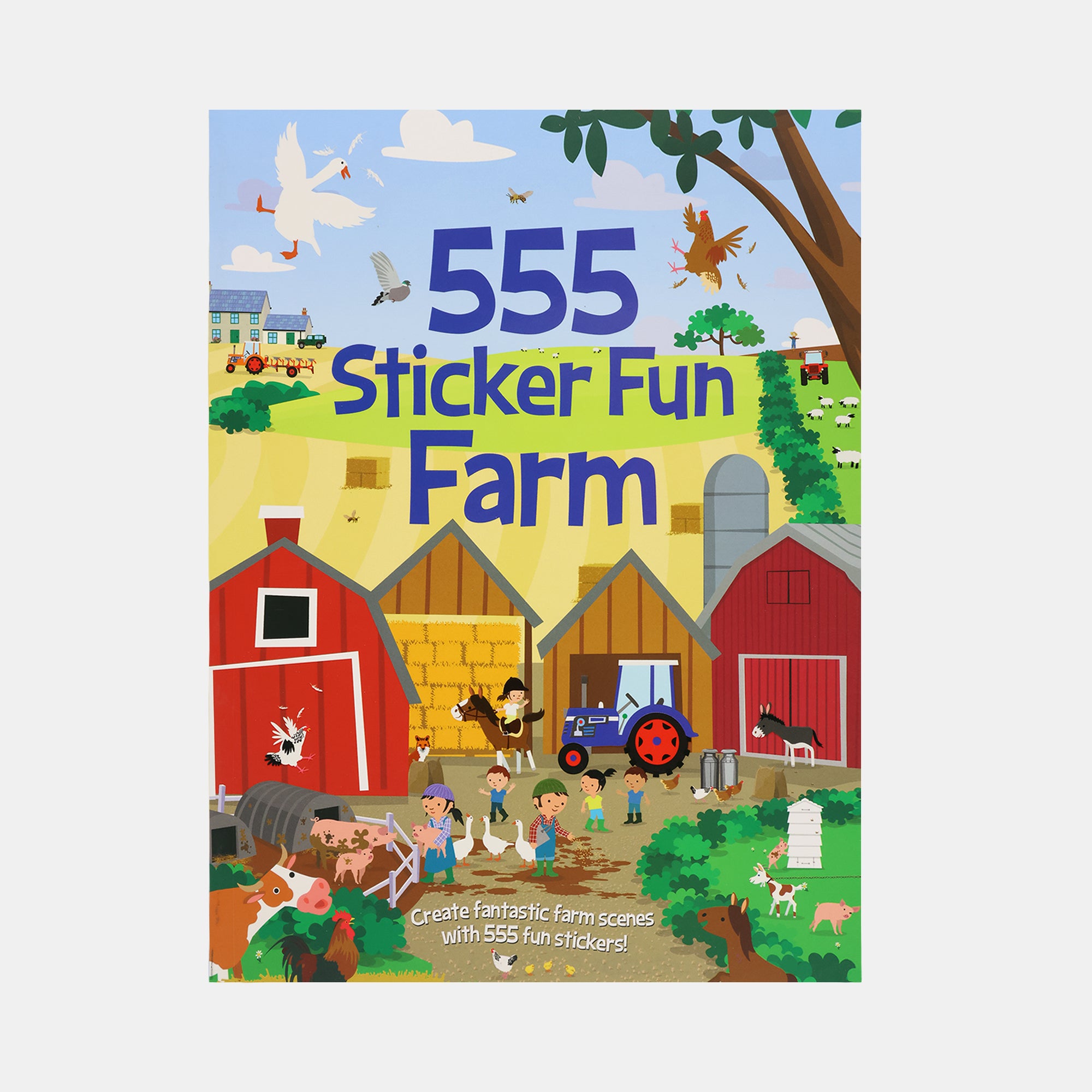 555 Sticker Fun: Farm Activity Book – BORDERS
