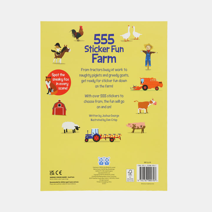 555 Sticker Fun: Farm Activity Book – BORDERS