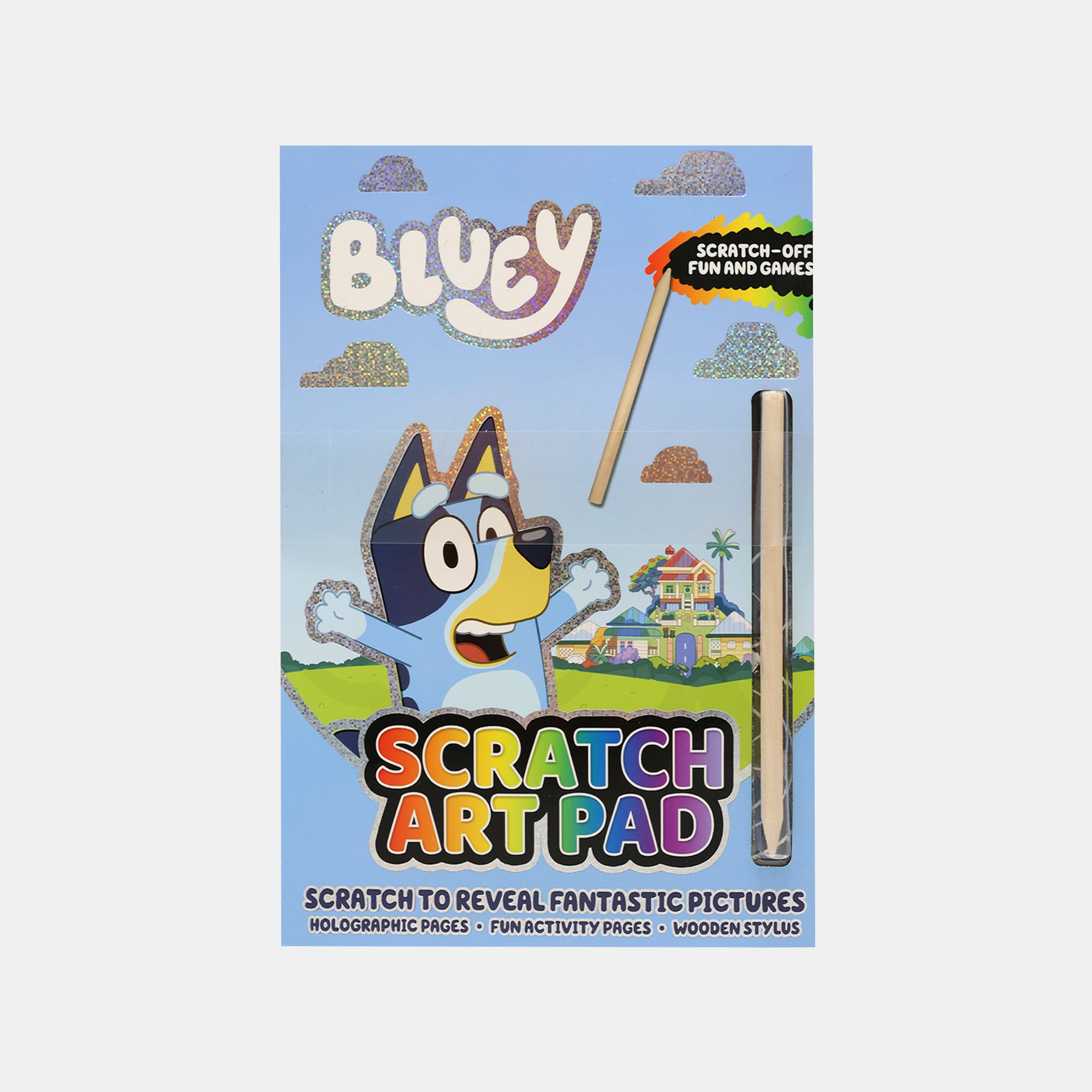 Bluey Scratch Art Pad – BORDERS