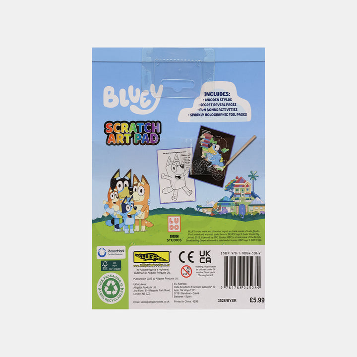 Bluey Scratch Art Pad – BORDERS