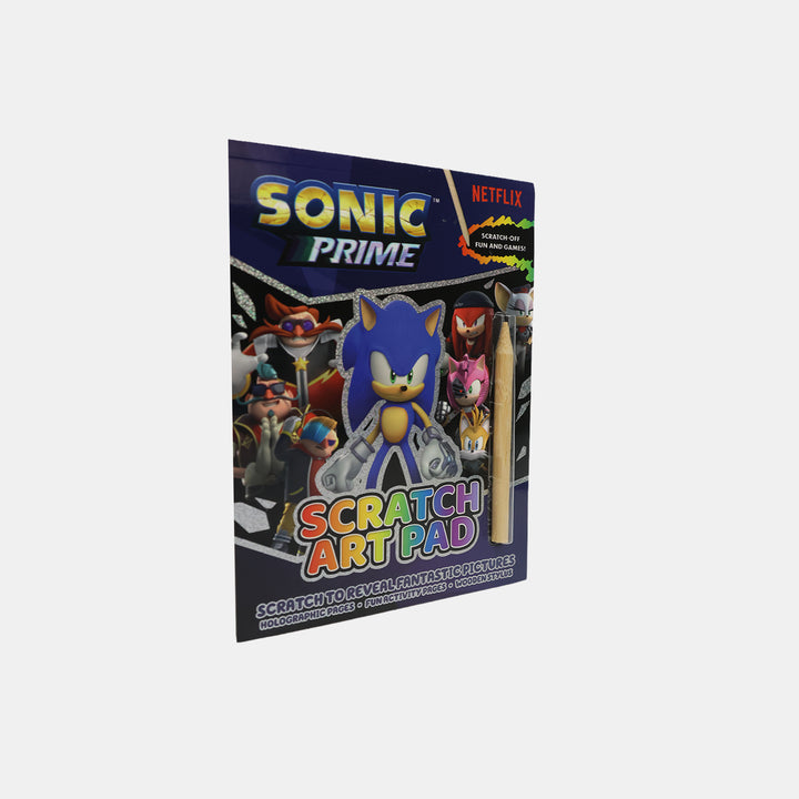 Sonic Prime Scratch Art Pad – BORDERS