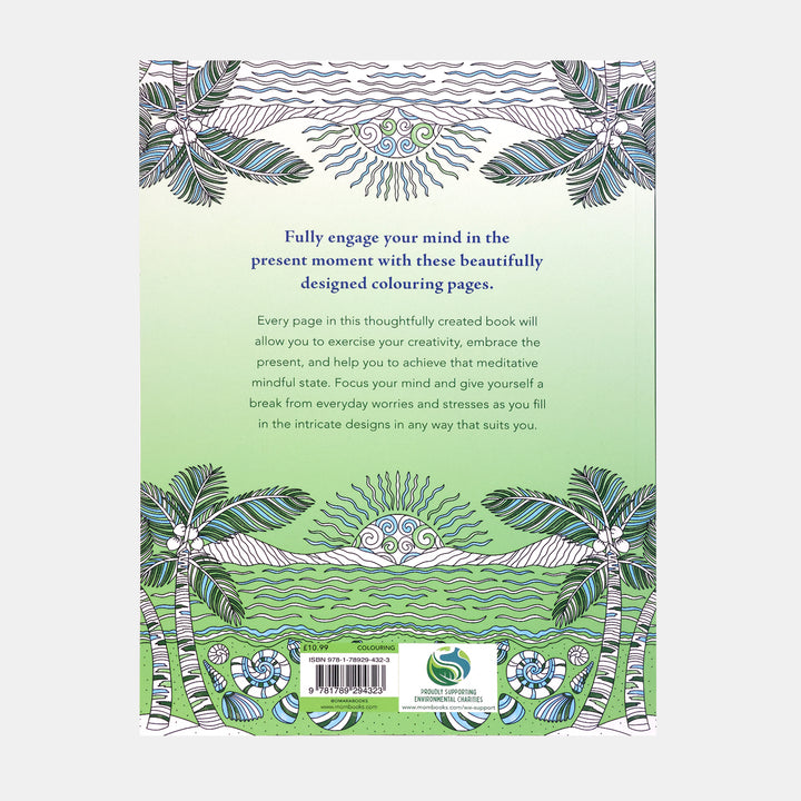 The Wellbeing Colouring Book: Mindful – BORDERS