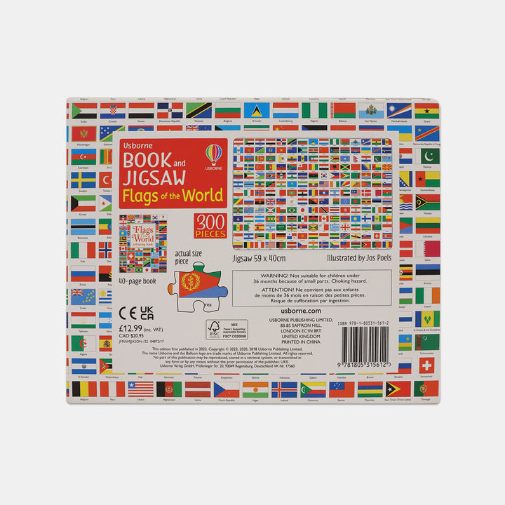 Usborne Book And Jigsaw Flags Of The World – BORDERS