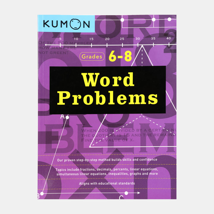 Kumon Word Problems-Grades 6-8 – BORDERS