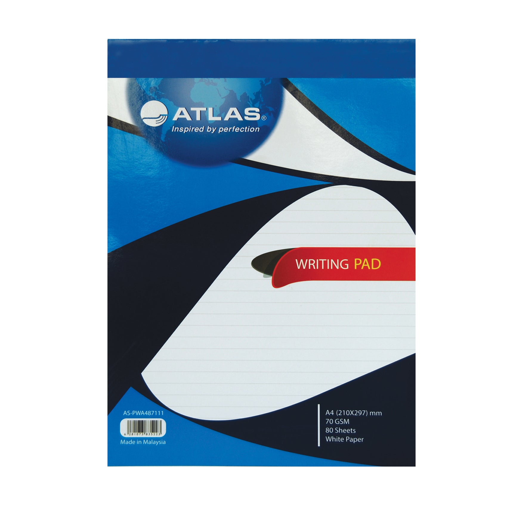 Atlas A4 Writing Pad,70 Gsm (80 Sheets) – BORDERS