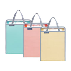 Foldermate Top‑Load A4 Expanding Bag With Handle- 6 Pockets  (Assorted Colours, Single Pack)